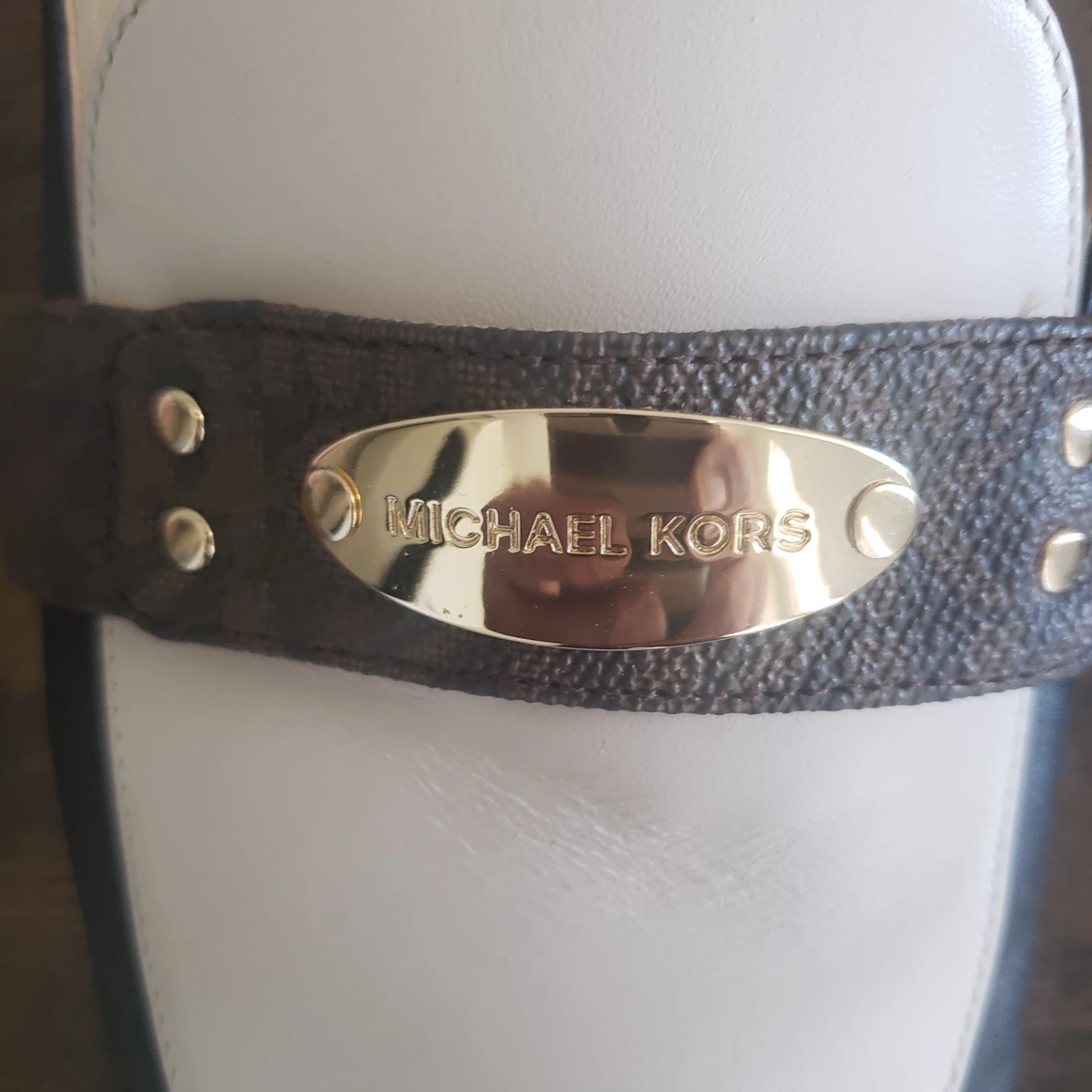 Michael Kors Women's Black and Beige Mules - photo 4