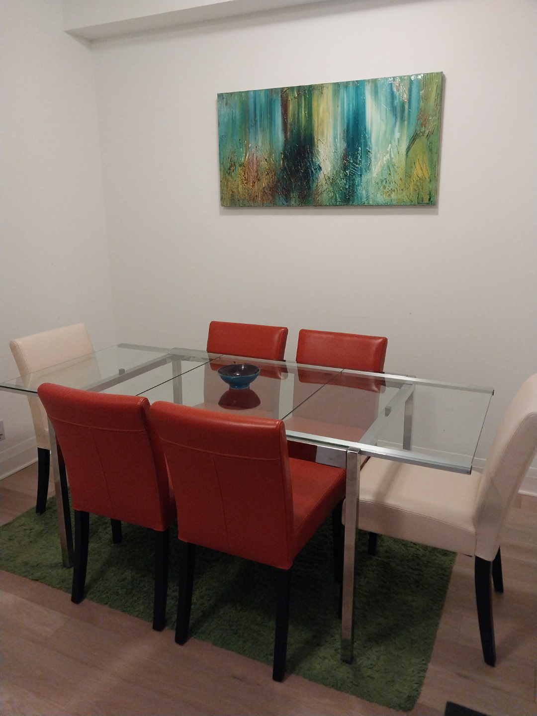 Crate and Barrel leather chairs - photo 5