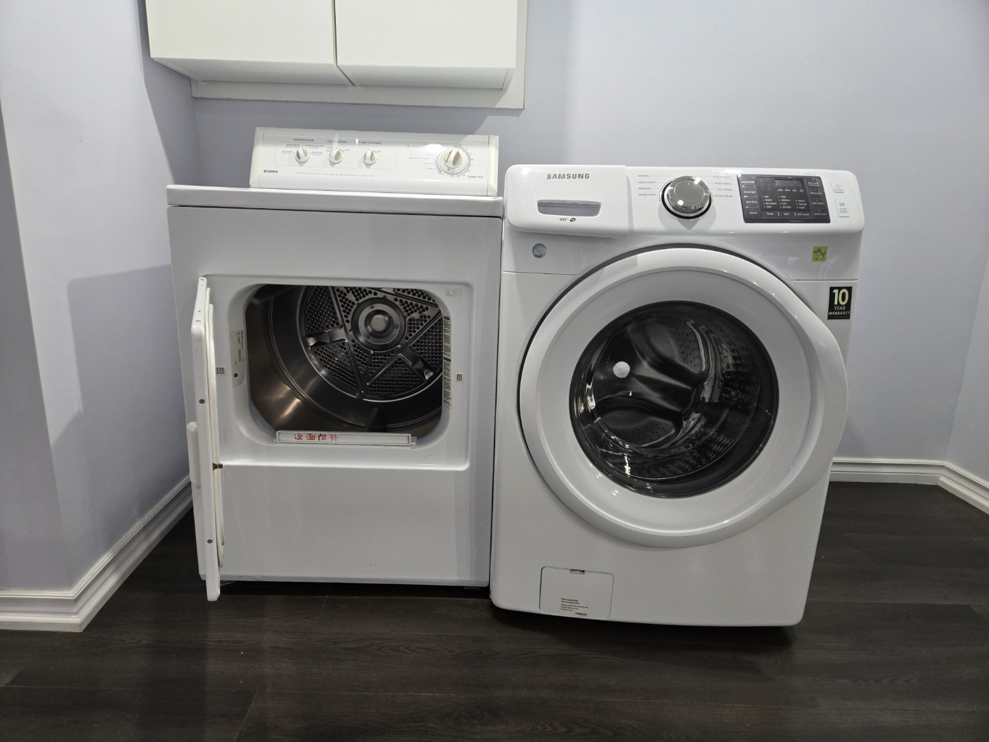 Samsung Washer and Kenmore Dryer set
