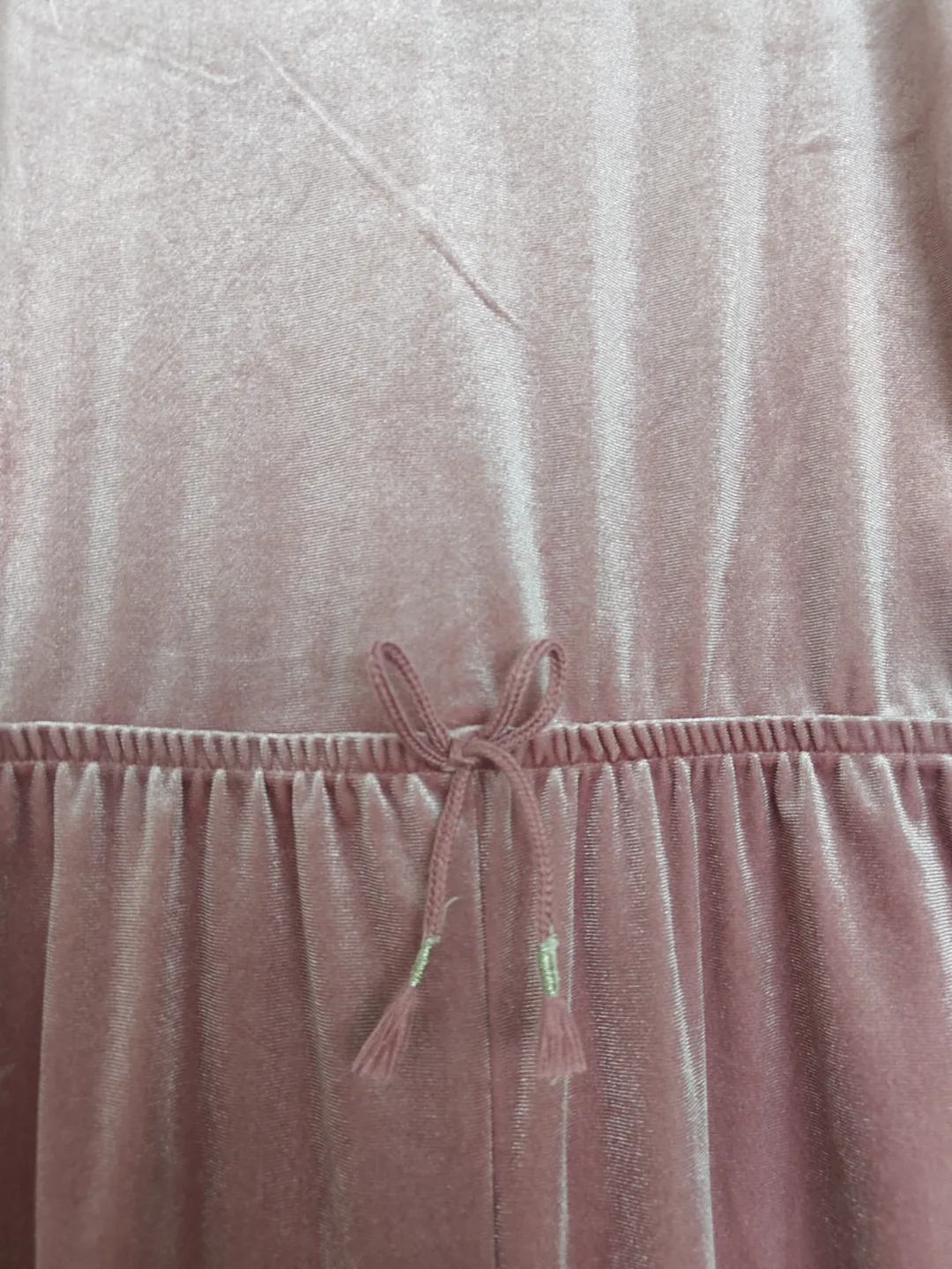 Girls' Pink Velvet Jumpsuit Size 10 image indicator(3)