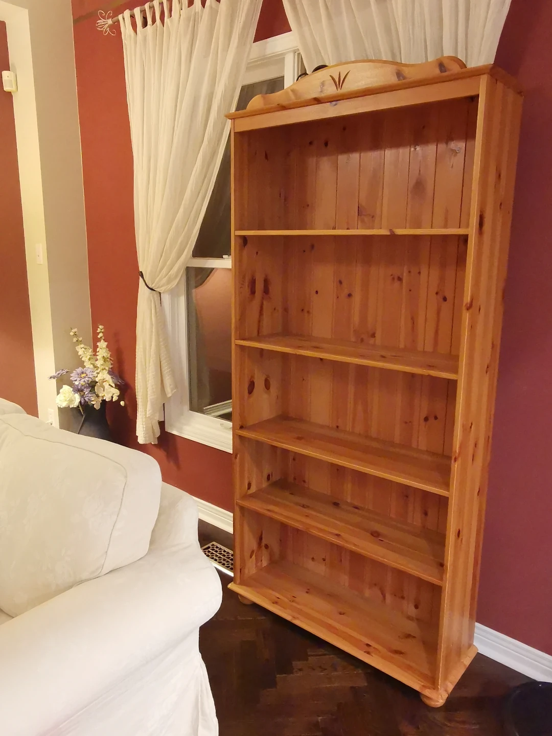 Tall Wooden Bookcase - photo 3