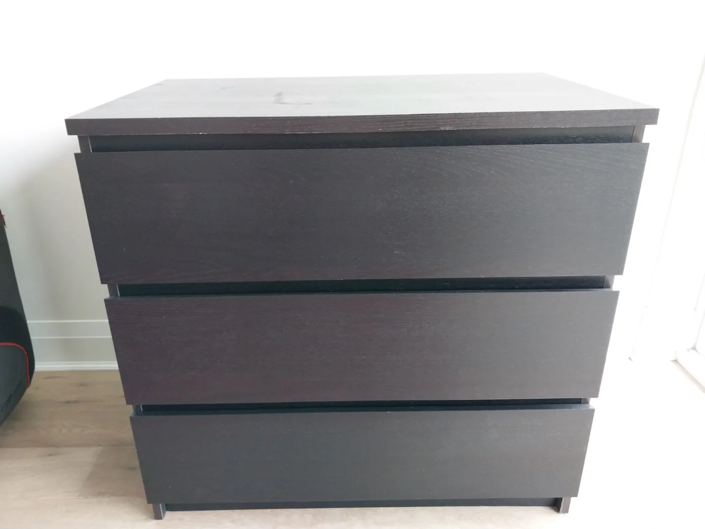 Black 3-Drawer Dresser image indicator(2)