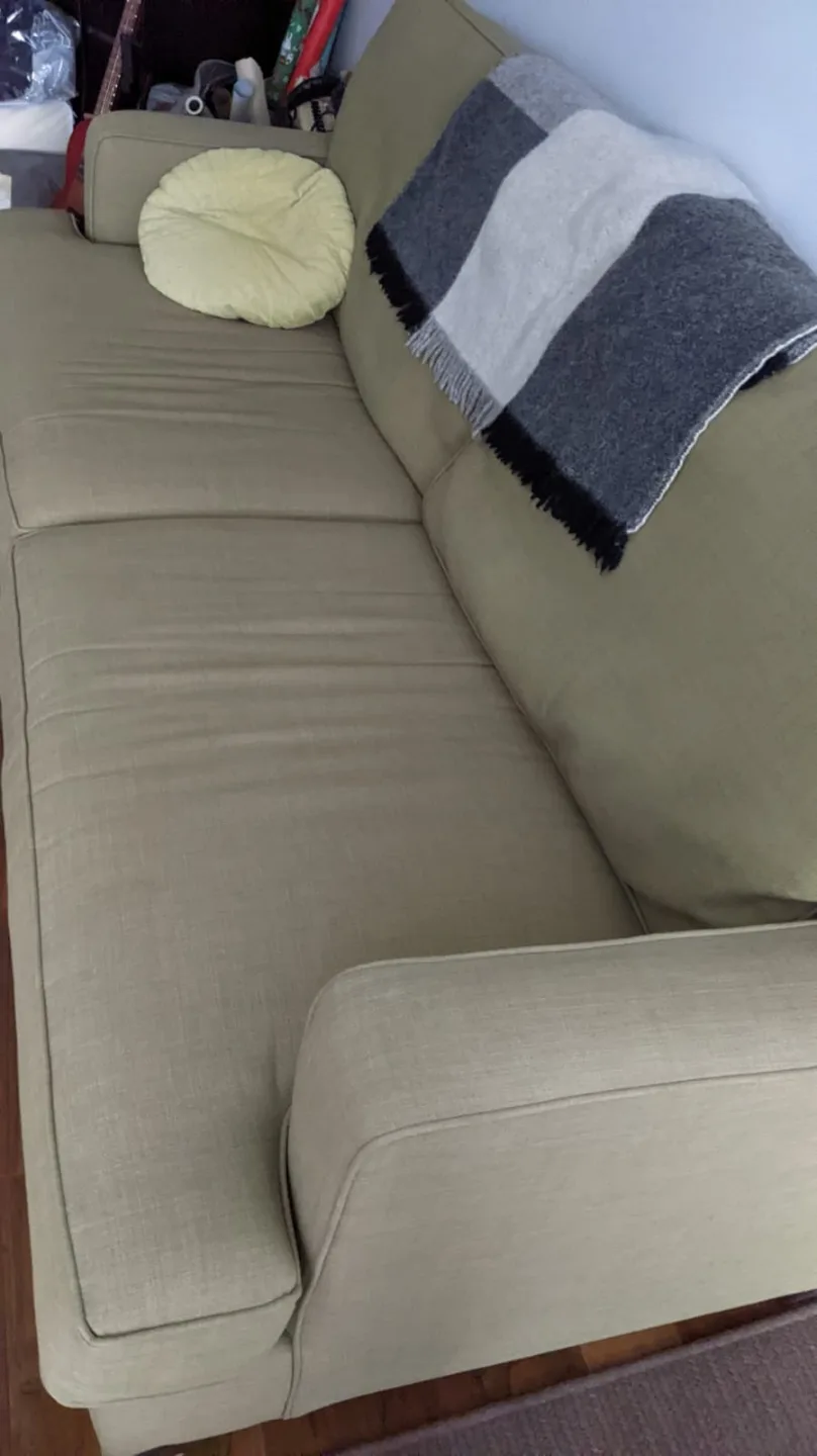 Green fabric Sofa image indicator(3)