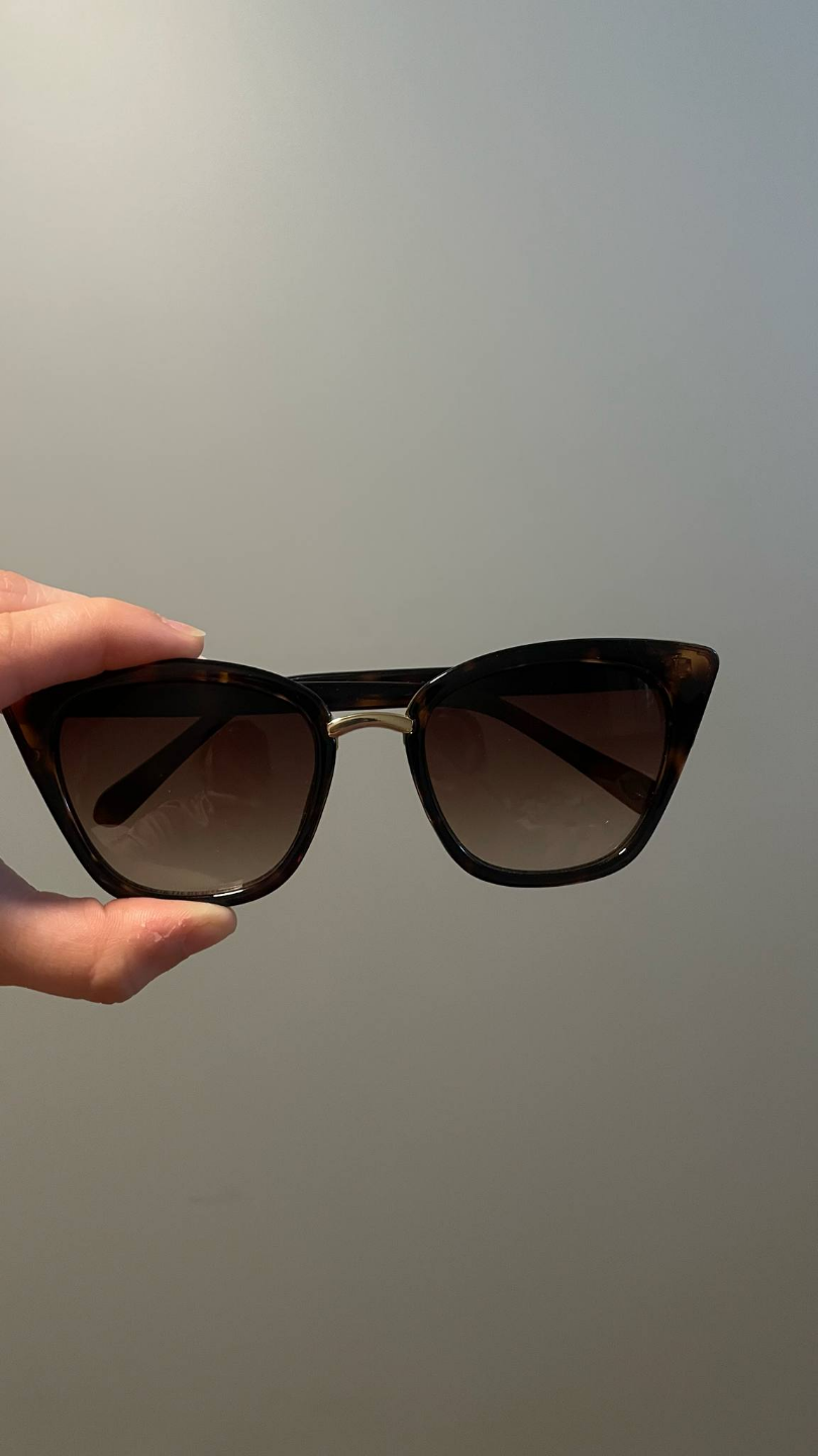 Fossil Brown Cat Eye Sunglasses