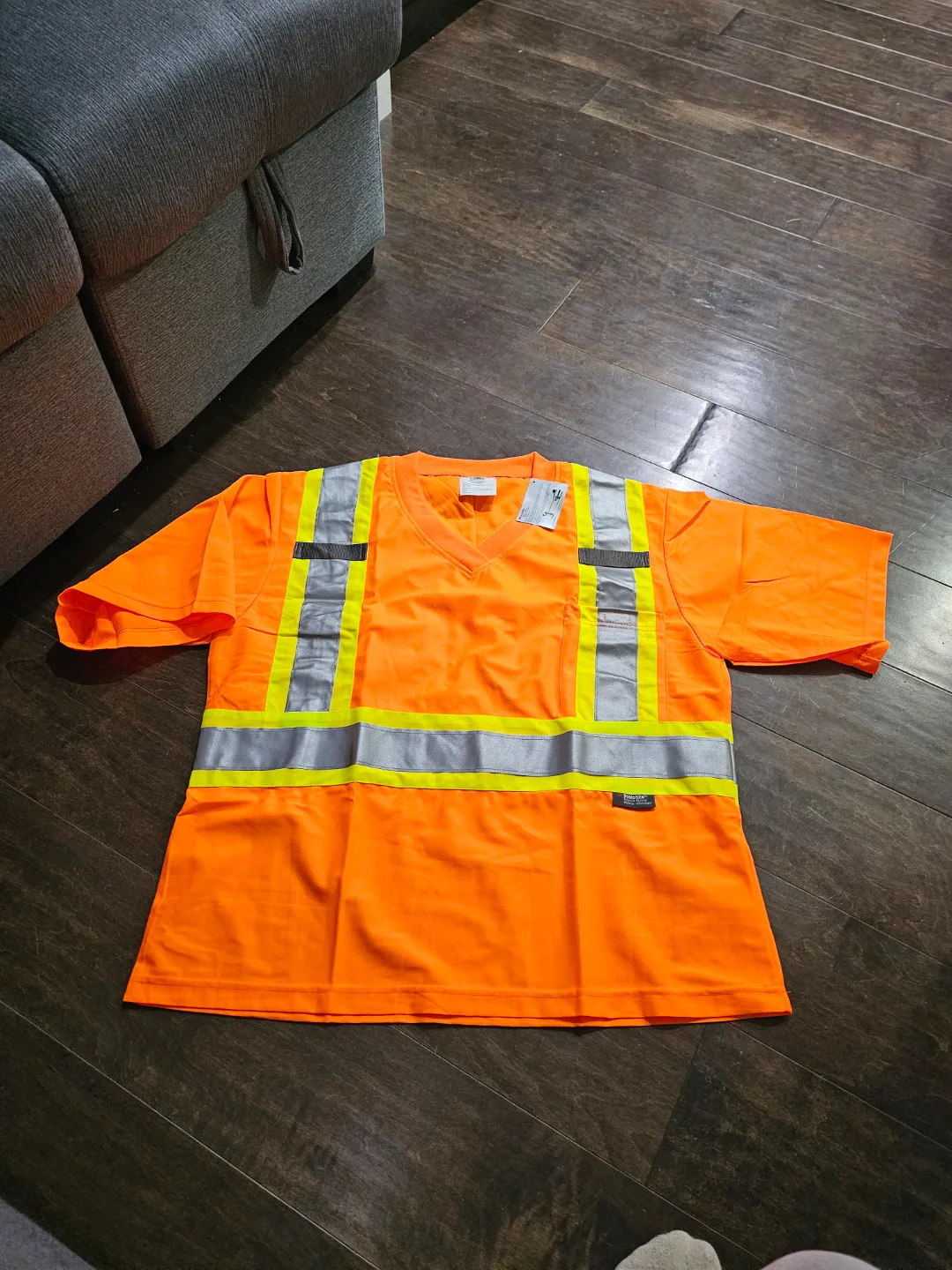UNISEX HI-VIS SHIRT, ORANGĒ,POLYESTER thumbnail
