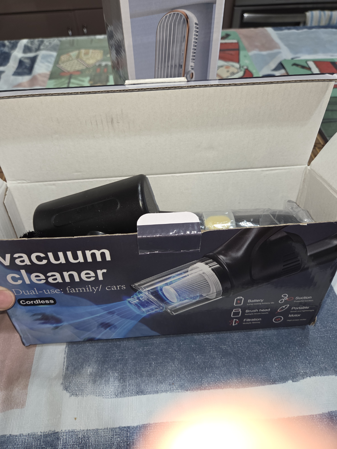 Cordless Handheld Vacuum Cleaner with Attachments - photo 2