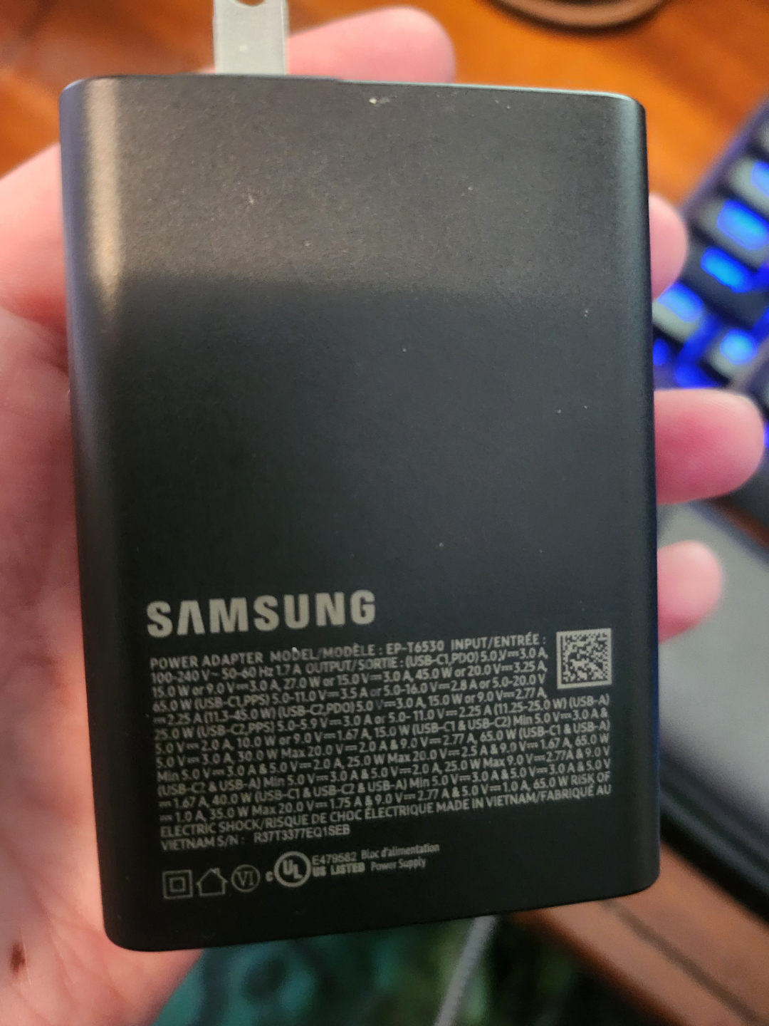 Samsung 65W Super Fast Charging USB-C Power Adapter - photo 4