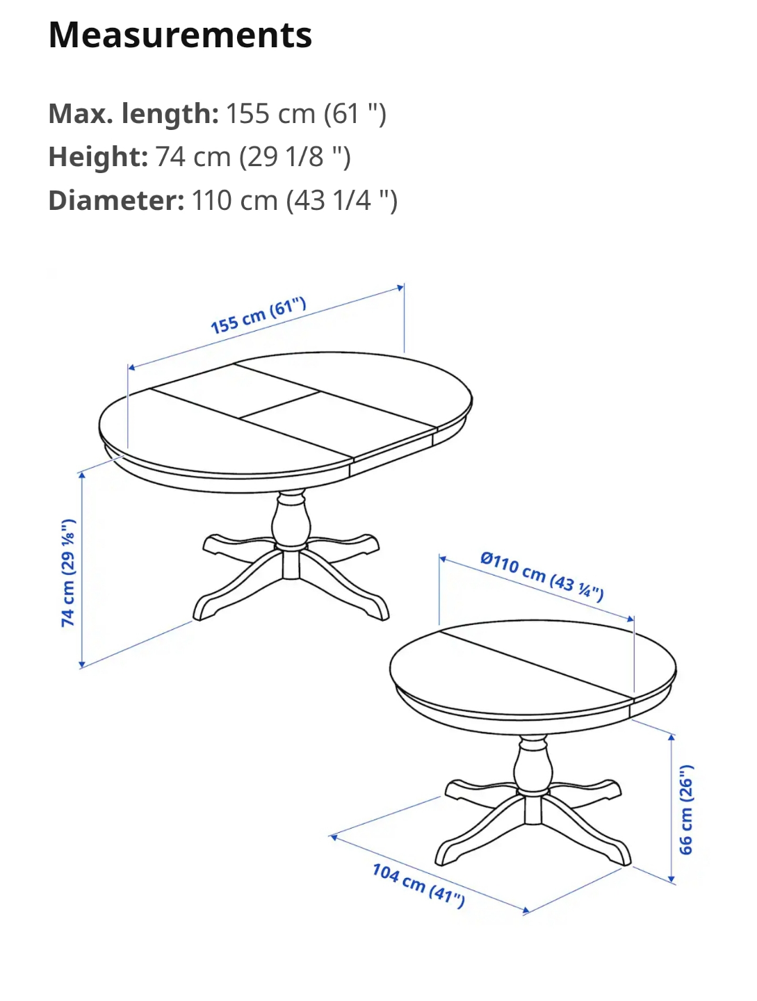 White Oval Extendable Dining Table - photo 3