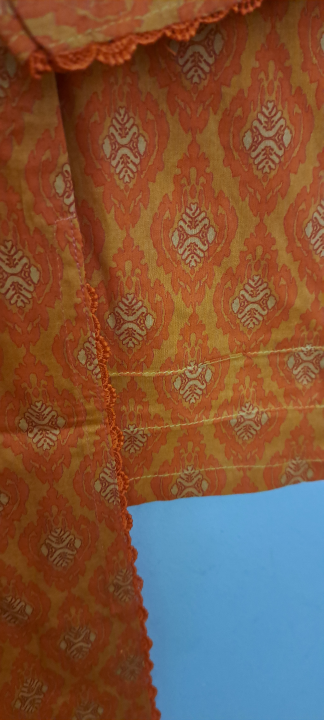 Orange Printed Two-Piece Suit - photo 3