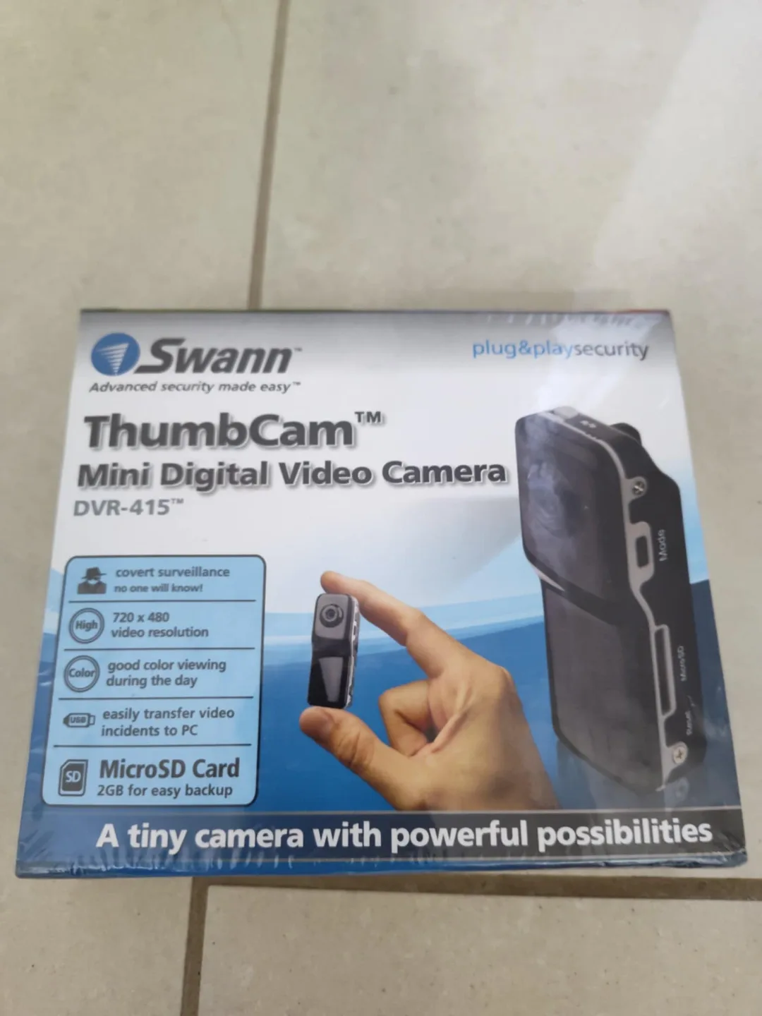 Swann ThumbCam Mini Digital Video Camera DVR-415 thumbnail
