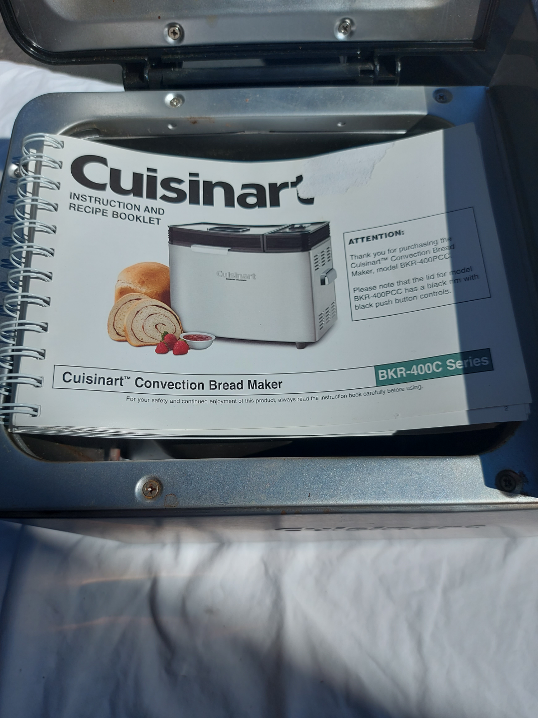 Cuisinart Convection Bread Maker - Gluten free setting - photo 3