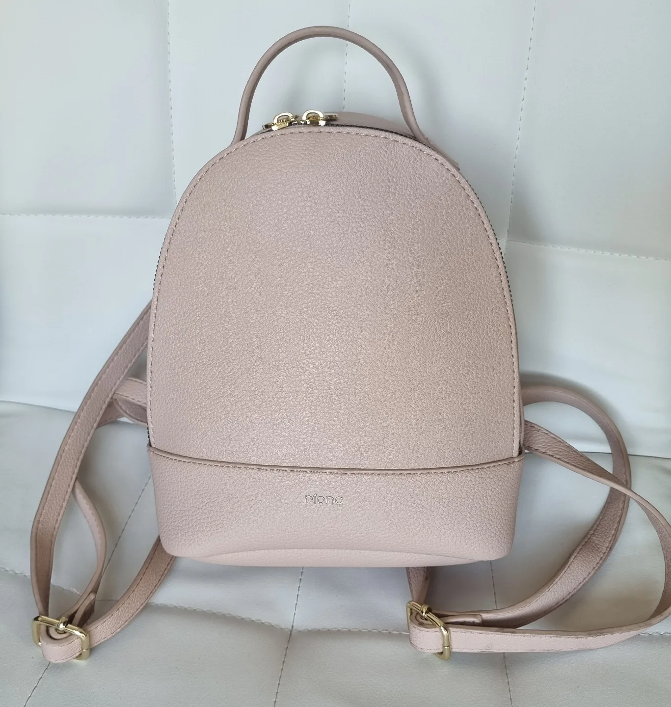 Riona's Pink Backpack Purse thumbnail