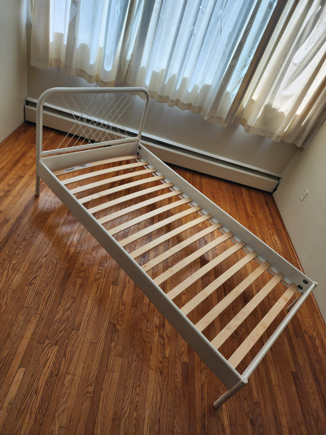 Twin size metal bed frame