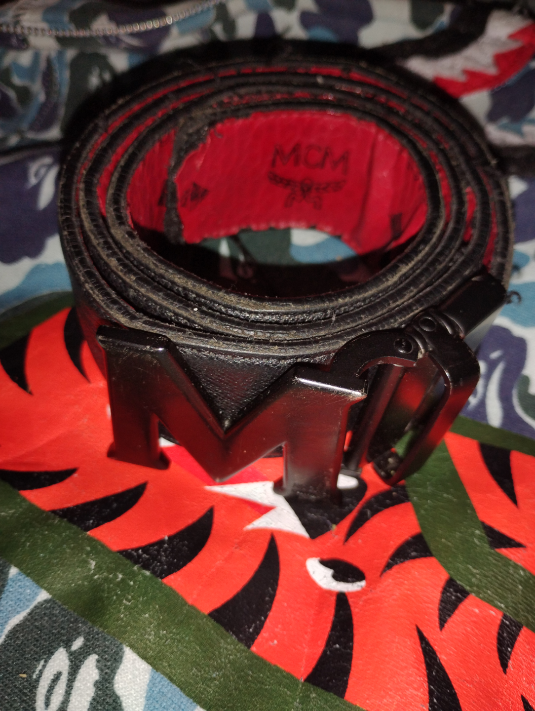 MCM Leather Belt