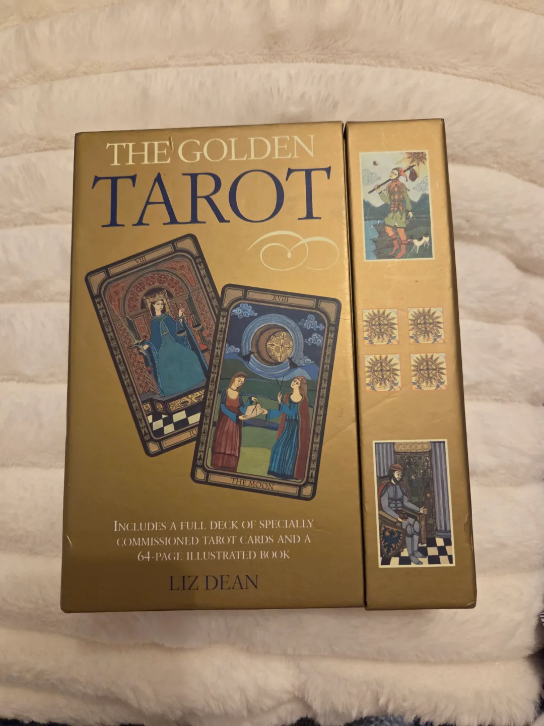 The Golden Tarot Deck in Box w Guidebook thumbnail