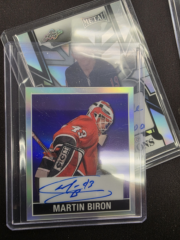 Martin Biron Autographed  #LO-MB1 2/7