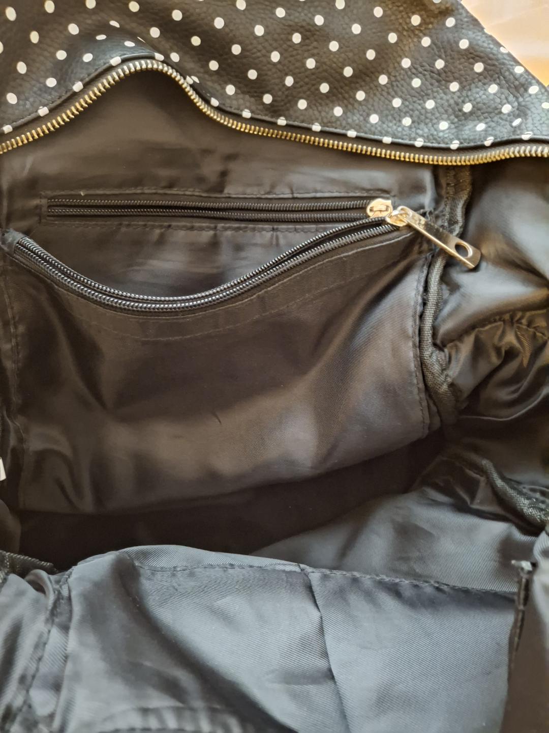 Black and White Polka Dot Backpack - photo 4