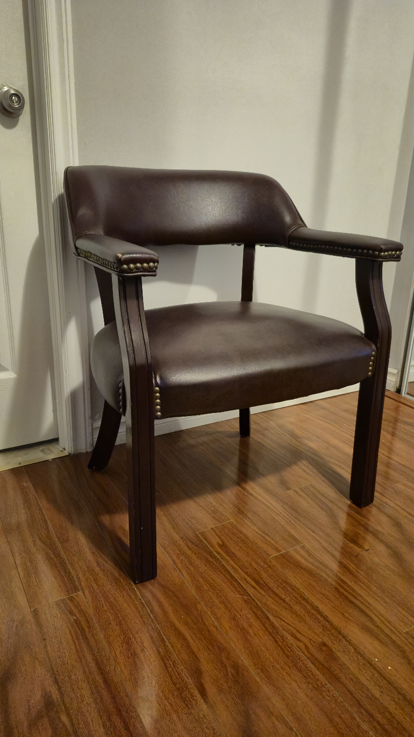 Brown Leather Armchair - photo 2