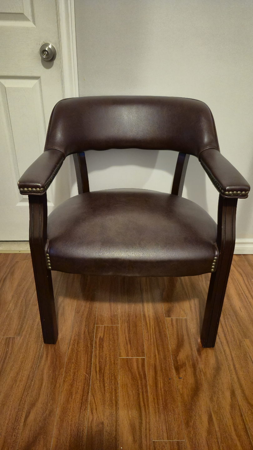 Brown Leather Armchair - photo 3