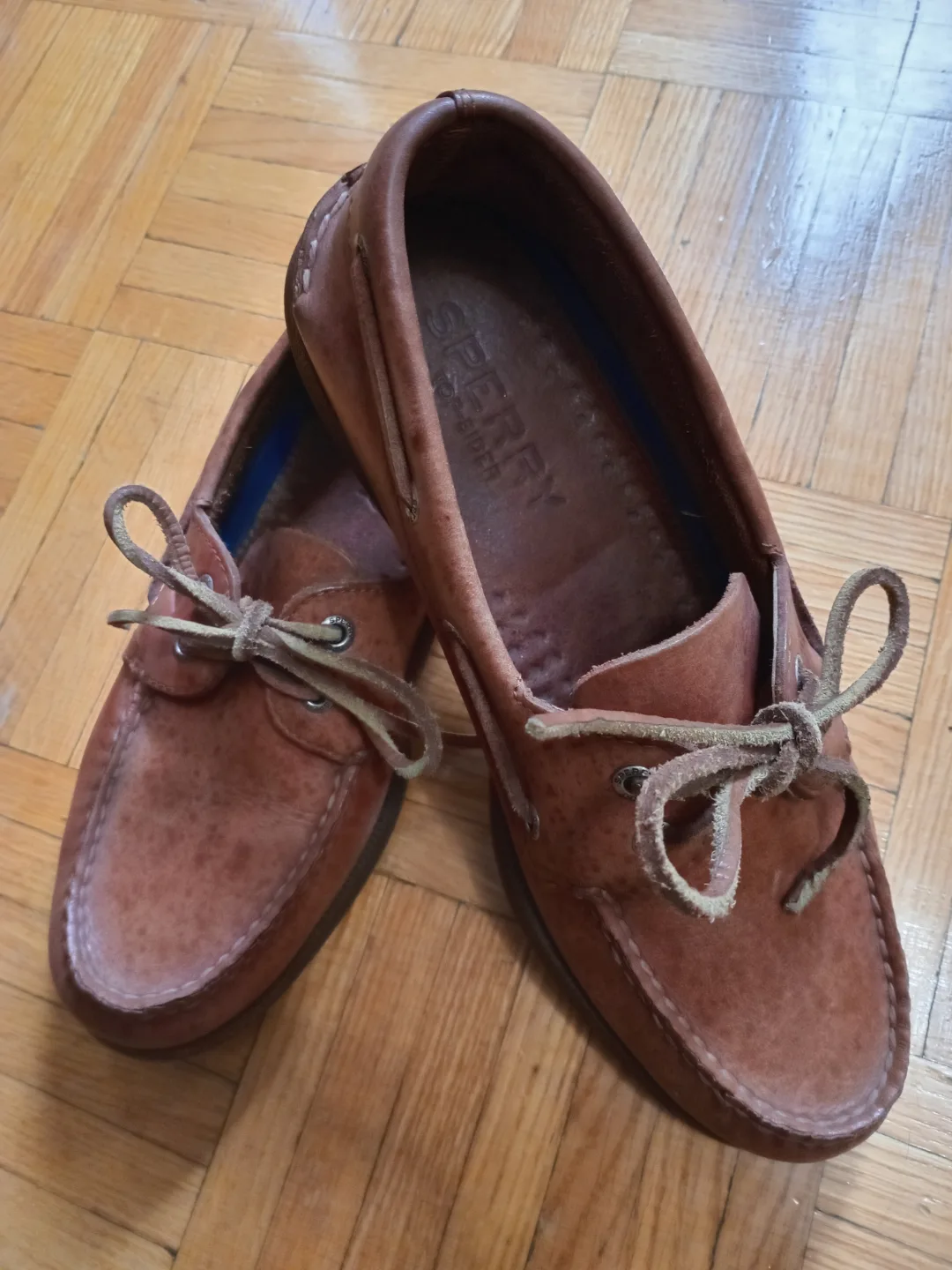 Sperry Top-Sider Brown Leather Boat Shoes thumbnail