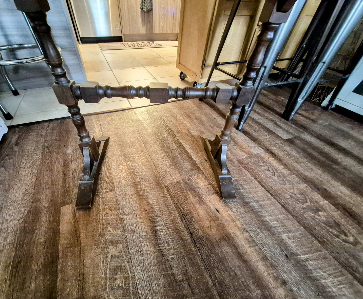 Vintage Wooden Drop Leaf Table - photo 2