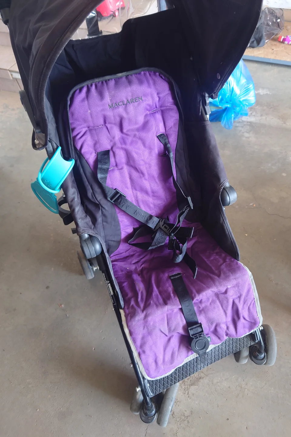 Maclaren Stroller - Purple thumbnail