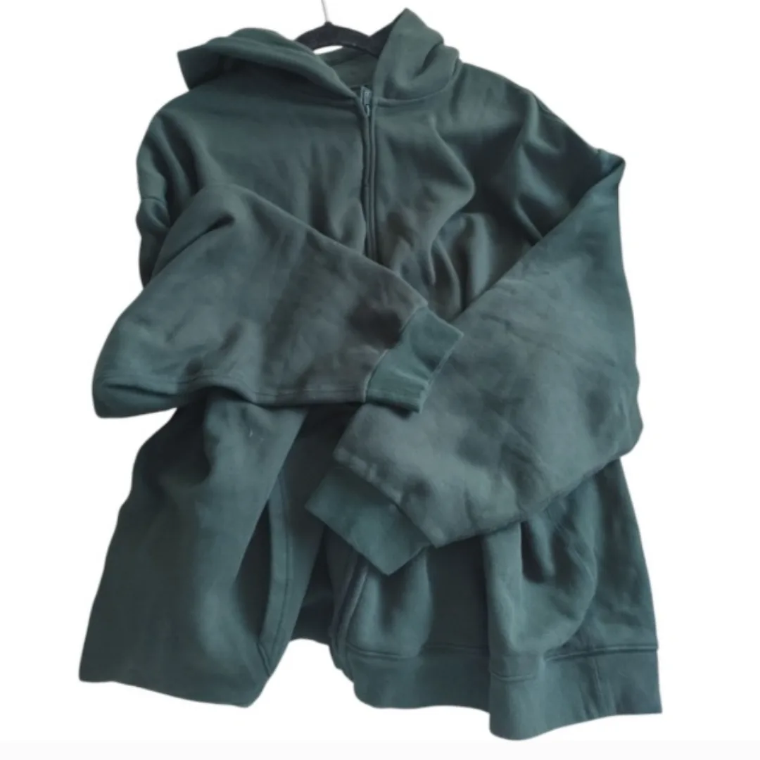 SKIMS Classic Fleece Unisex Zip Up Hoodie image indicator(7)