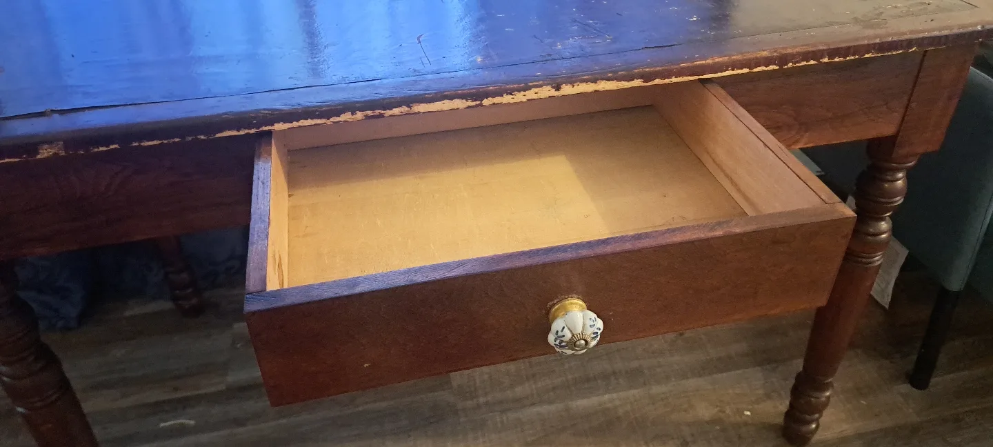 Antique Wooden Writing Desk image indicator(2)