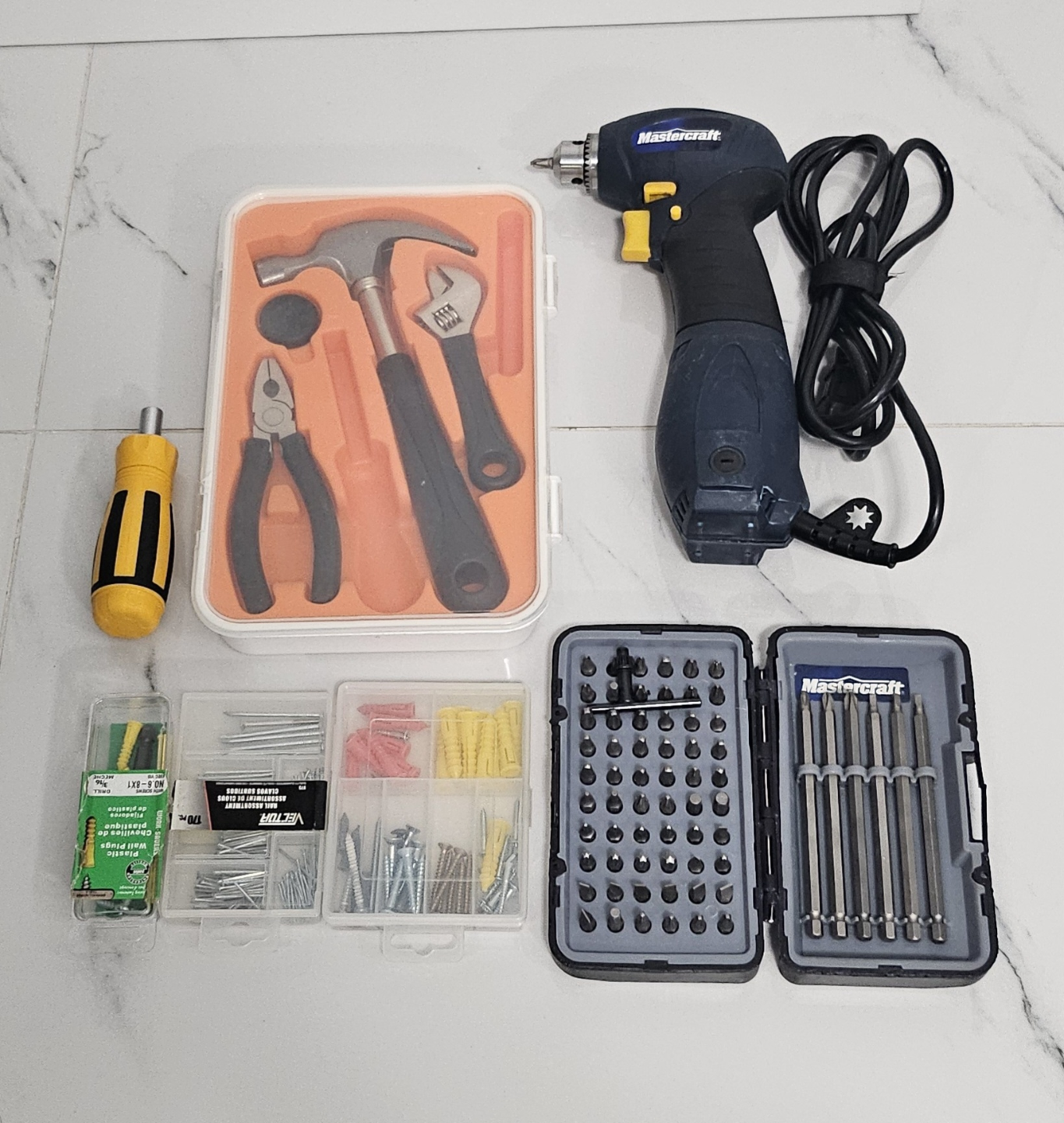 Mastercraft Drill & Tool Set