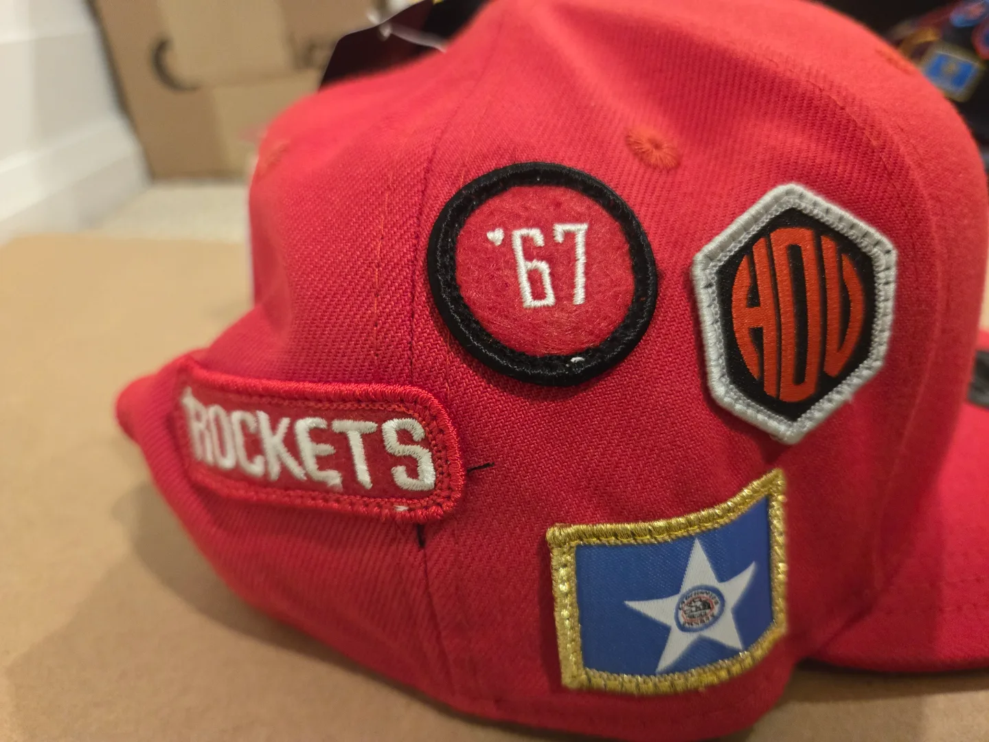 Houston Rockets New Era 9Fifty Snapback Hat image indicator(3)