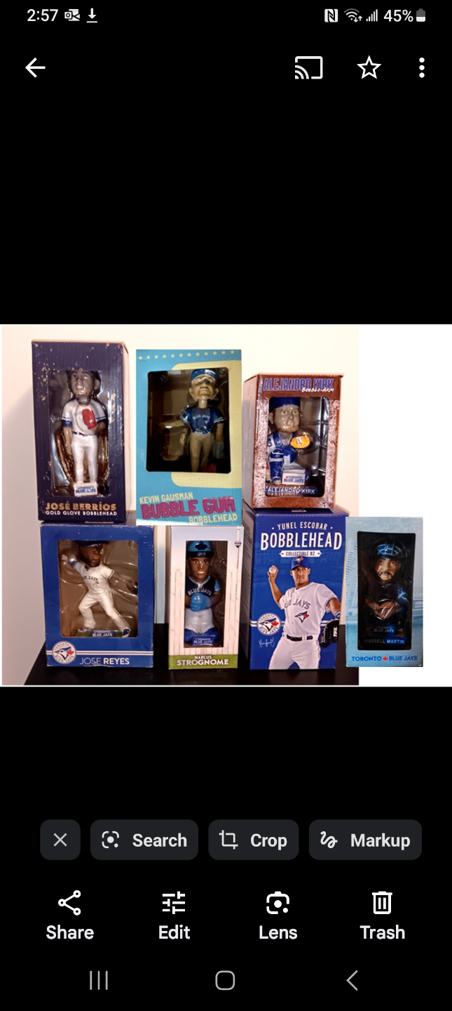 Toronto Blue Jays Daulton Varsho Gold Glove Bobblehead - photo 2
