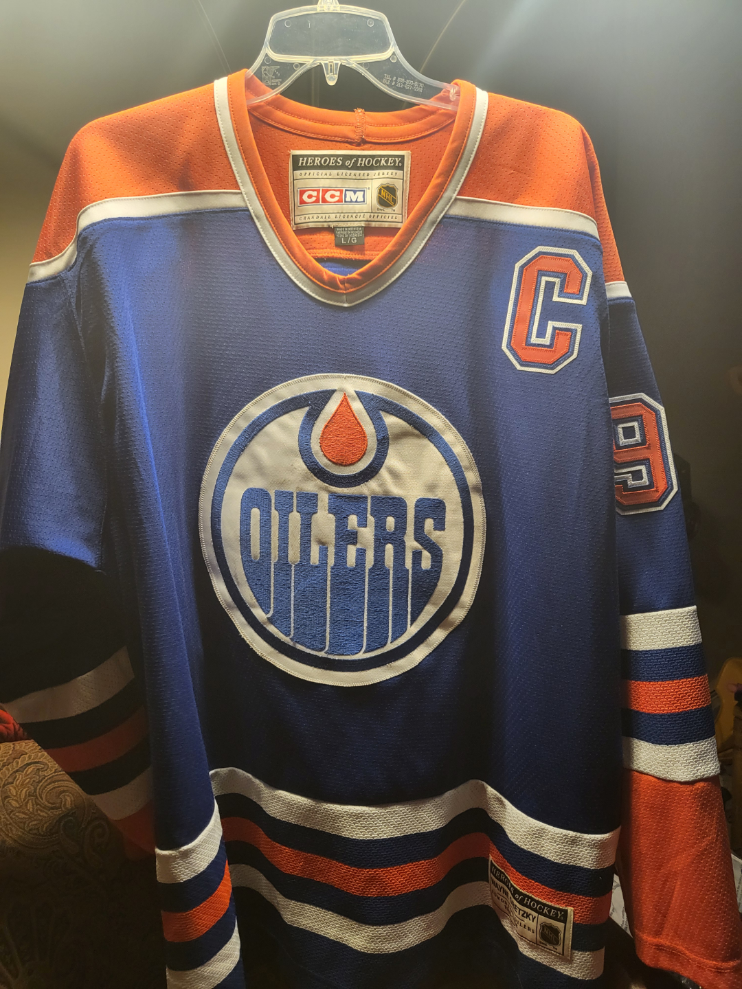 Wayne Gretzky Oilers Jersey - Size L/G🏒