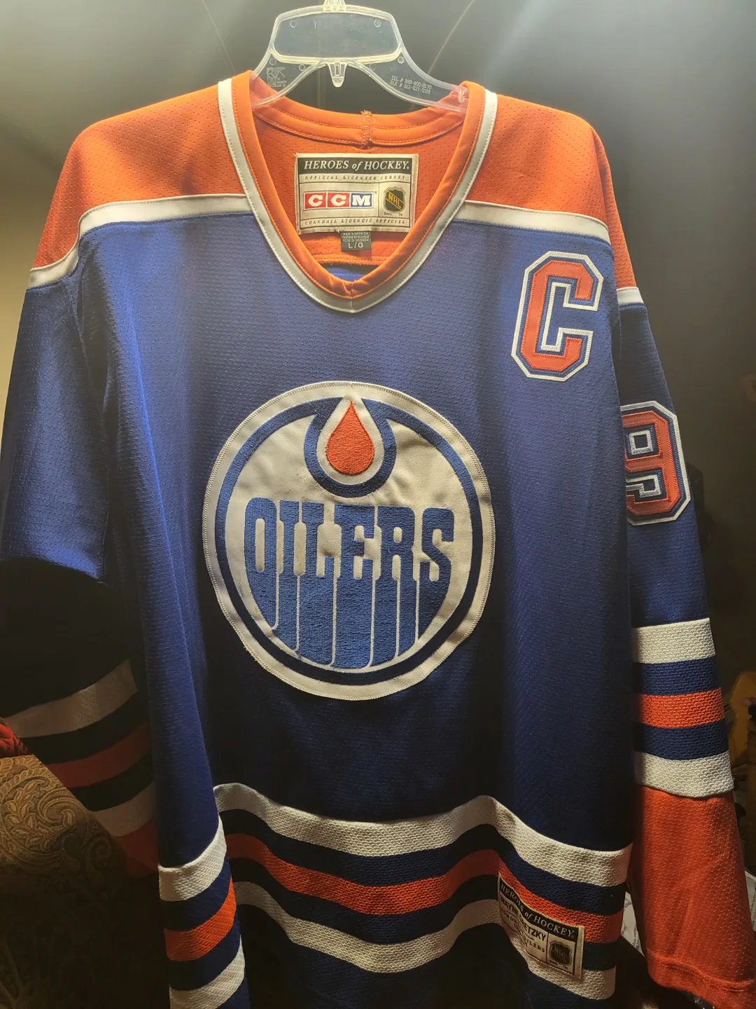Wayne Gretzky Oilers Jersey - Size L/G🏒 thumbnail