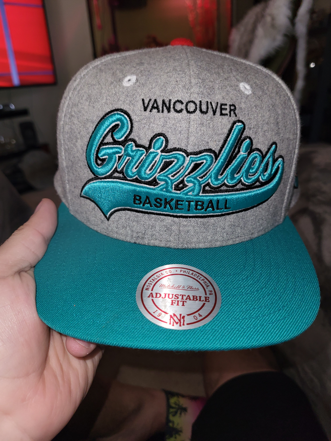 Vintage Vancouver Grizzlies Mitchell & Ness Hardwood Hat