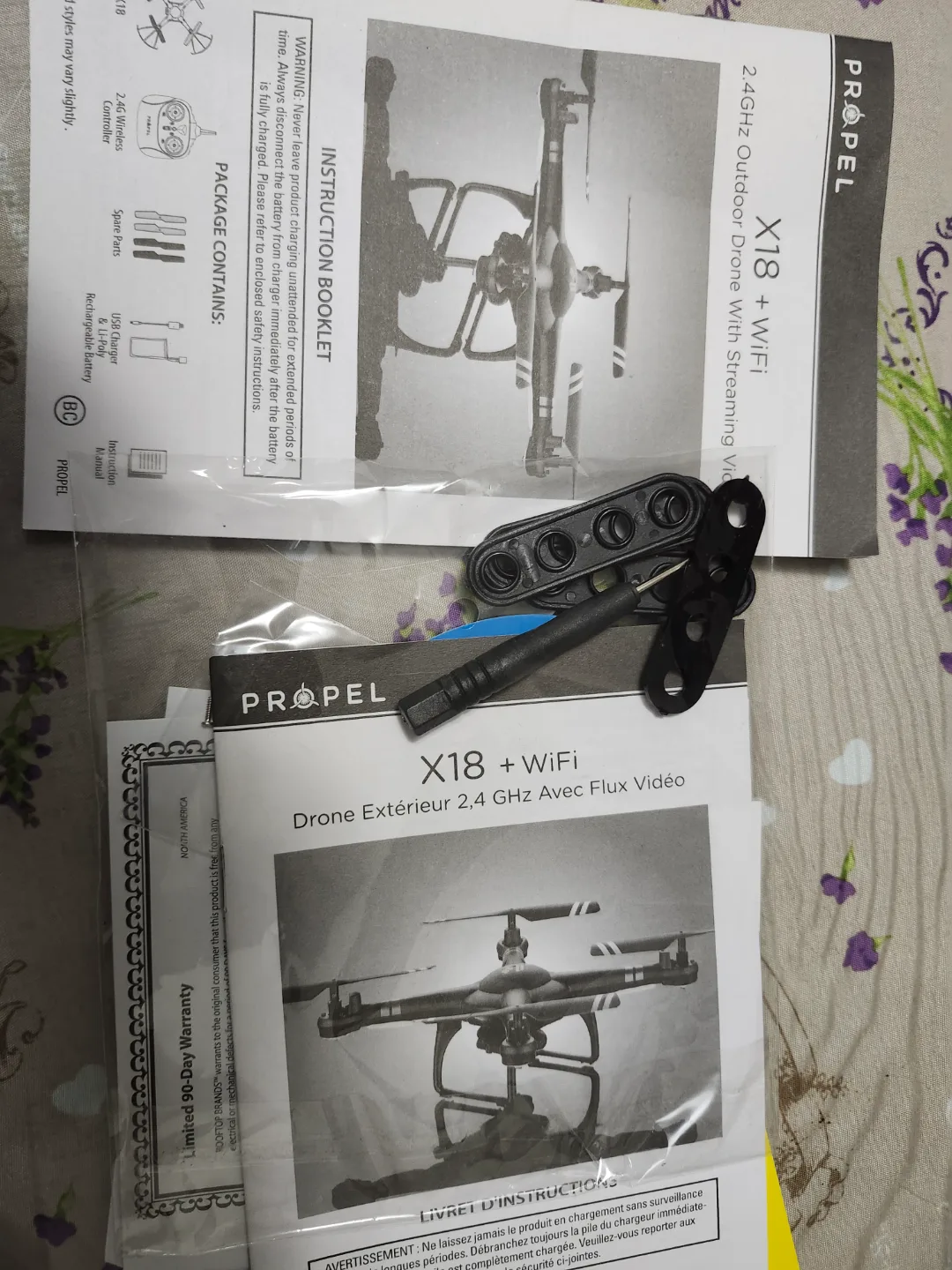 Propel X8 Drone with Controller and Accessories image indicator(7)
