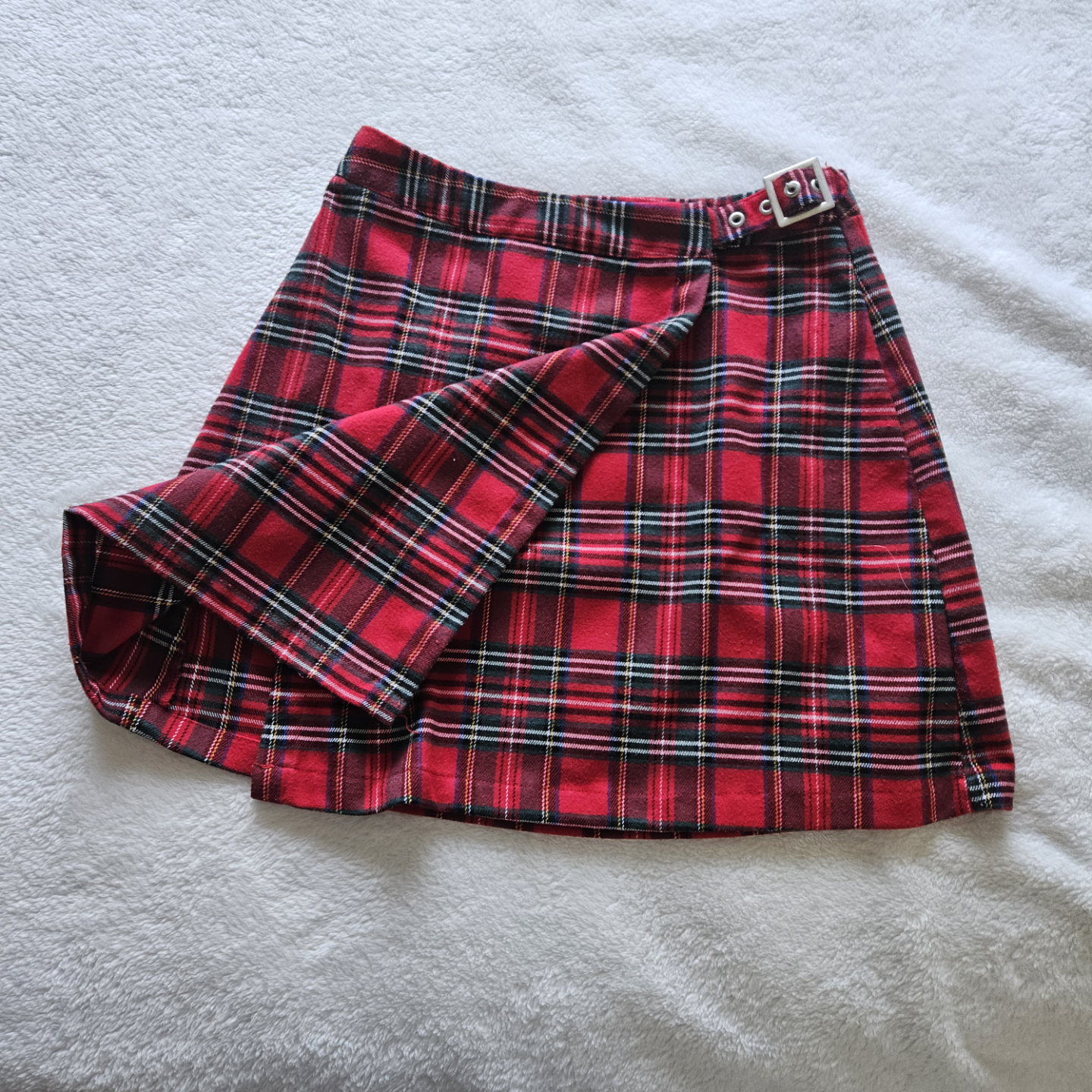 Red Plaid Mini Skirt - photo 2