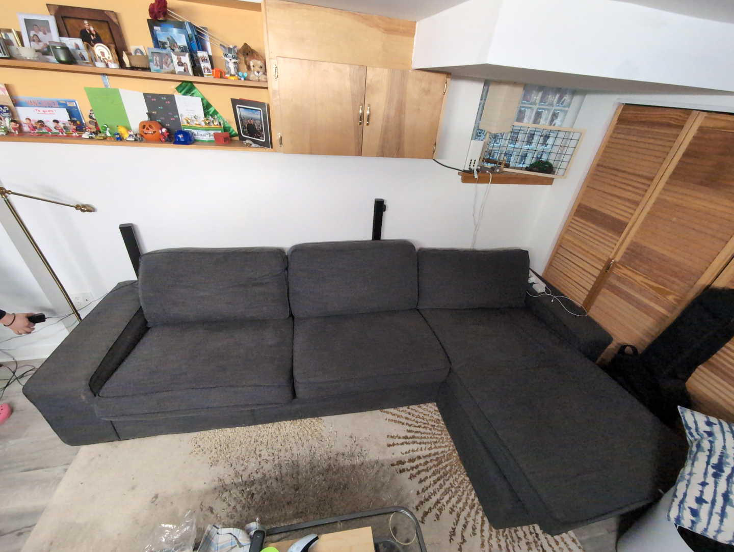 IKEA Kivik Corner Sectional Sofa - Dark Grey - photo 2