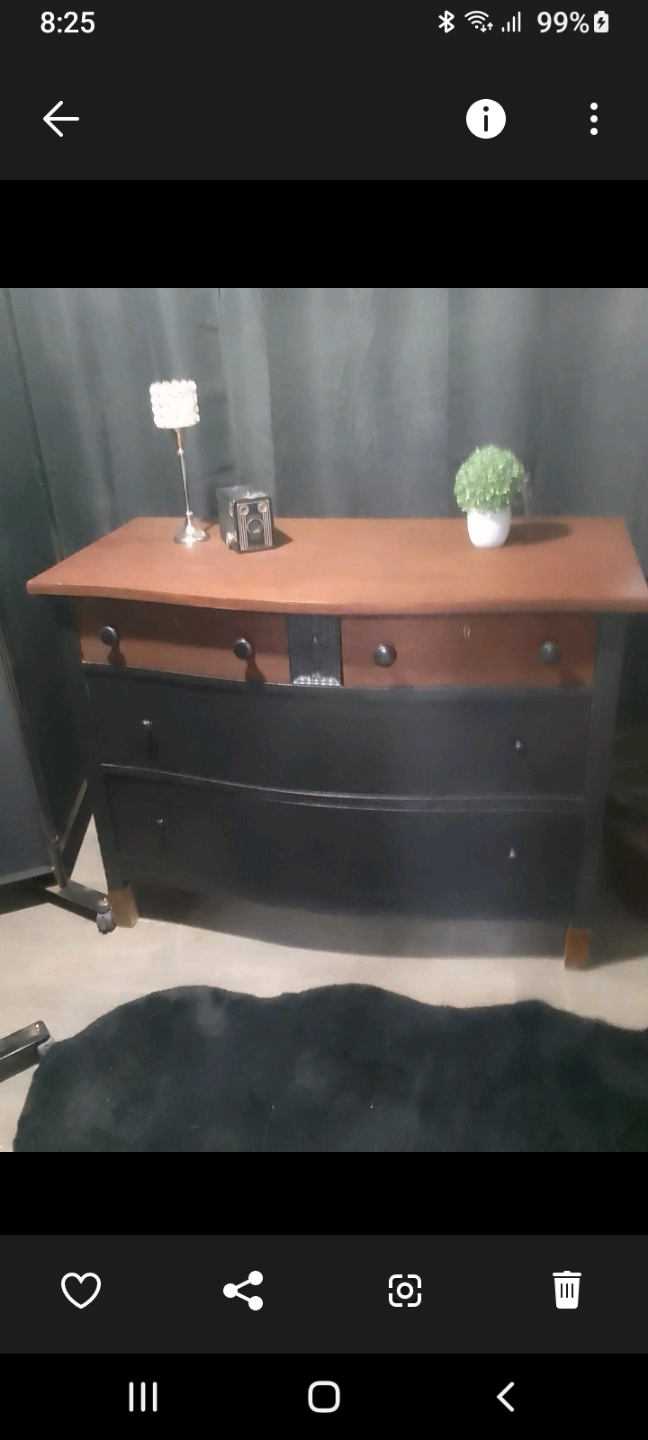 Refinished Vintage Dresser
