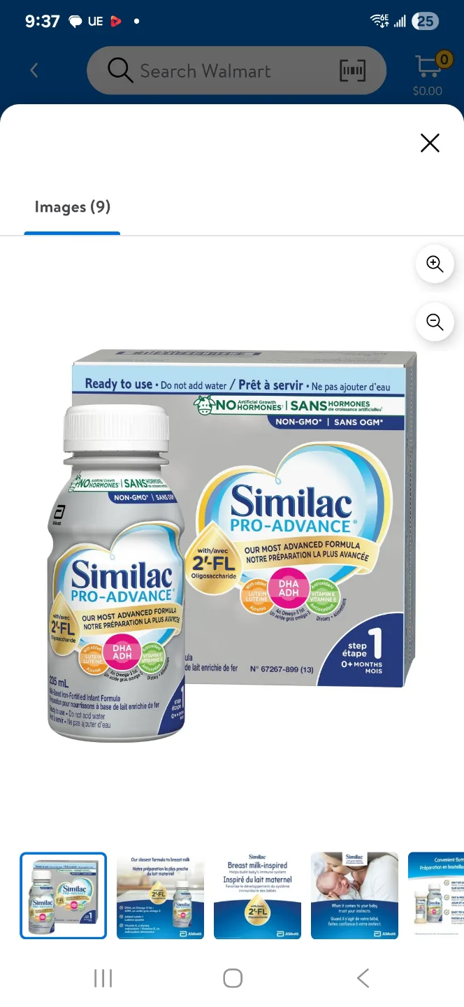 12 bottles of similac pro advance thumbnail