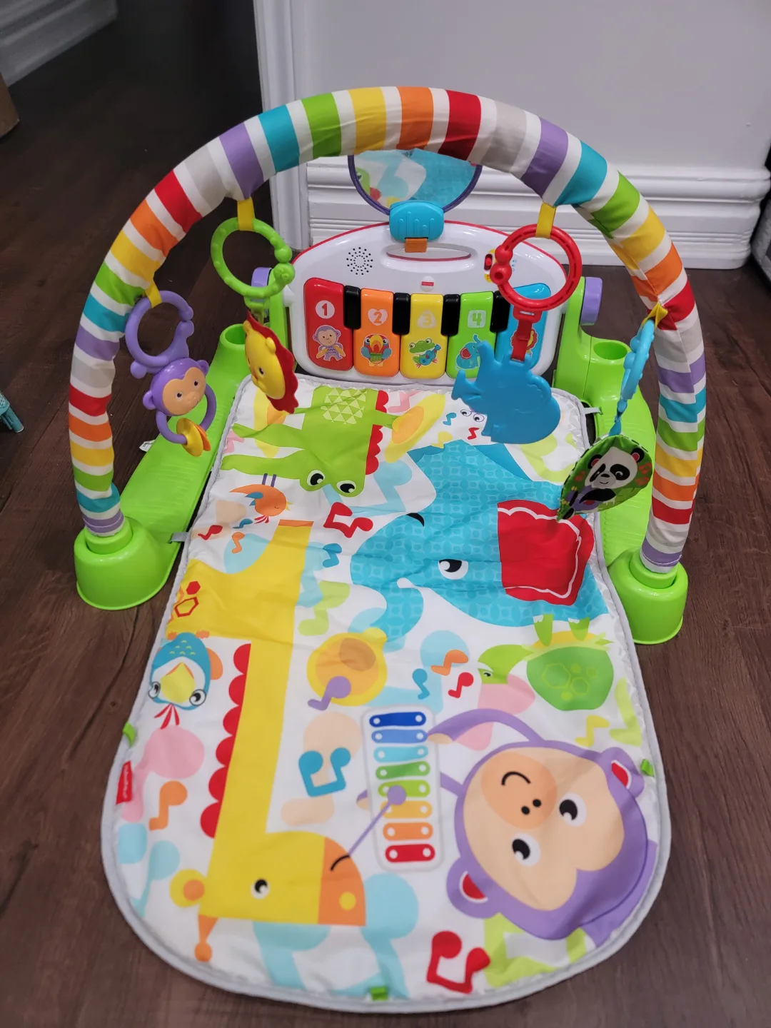 Fisher-Price Rainforest Musical Activity Gym Playmat thumbnail