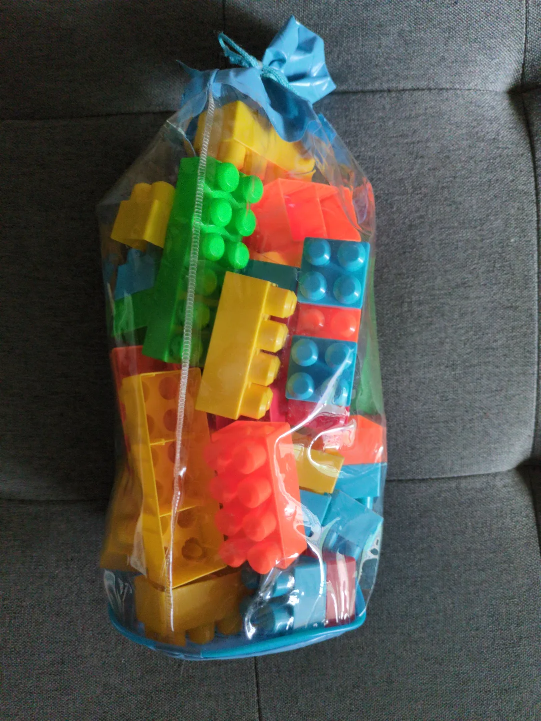 Lot of colourful building blocks thumbnail