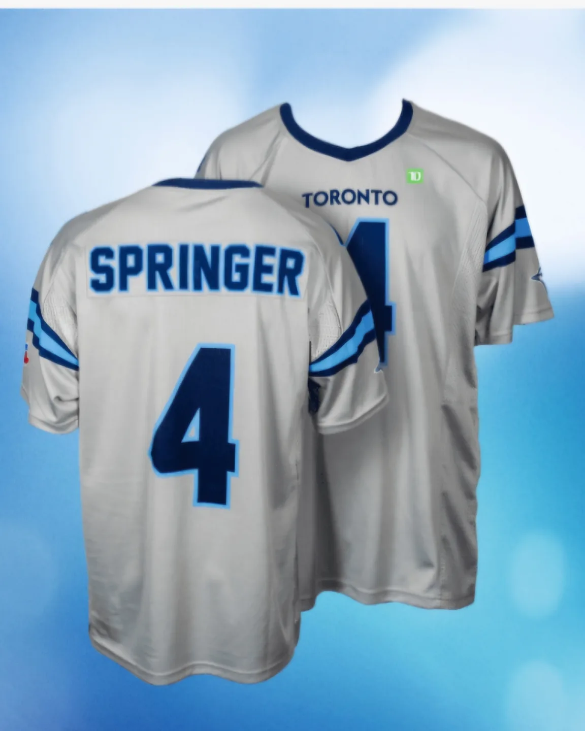 Blue Jay's George Springer Replica Football Jersey image indicator(3)