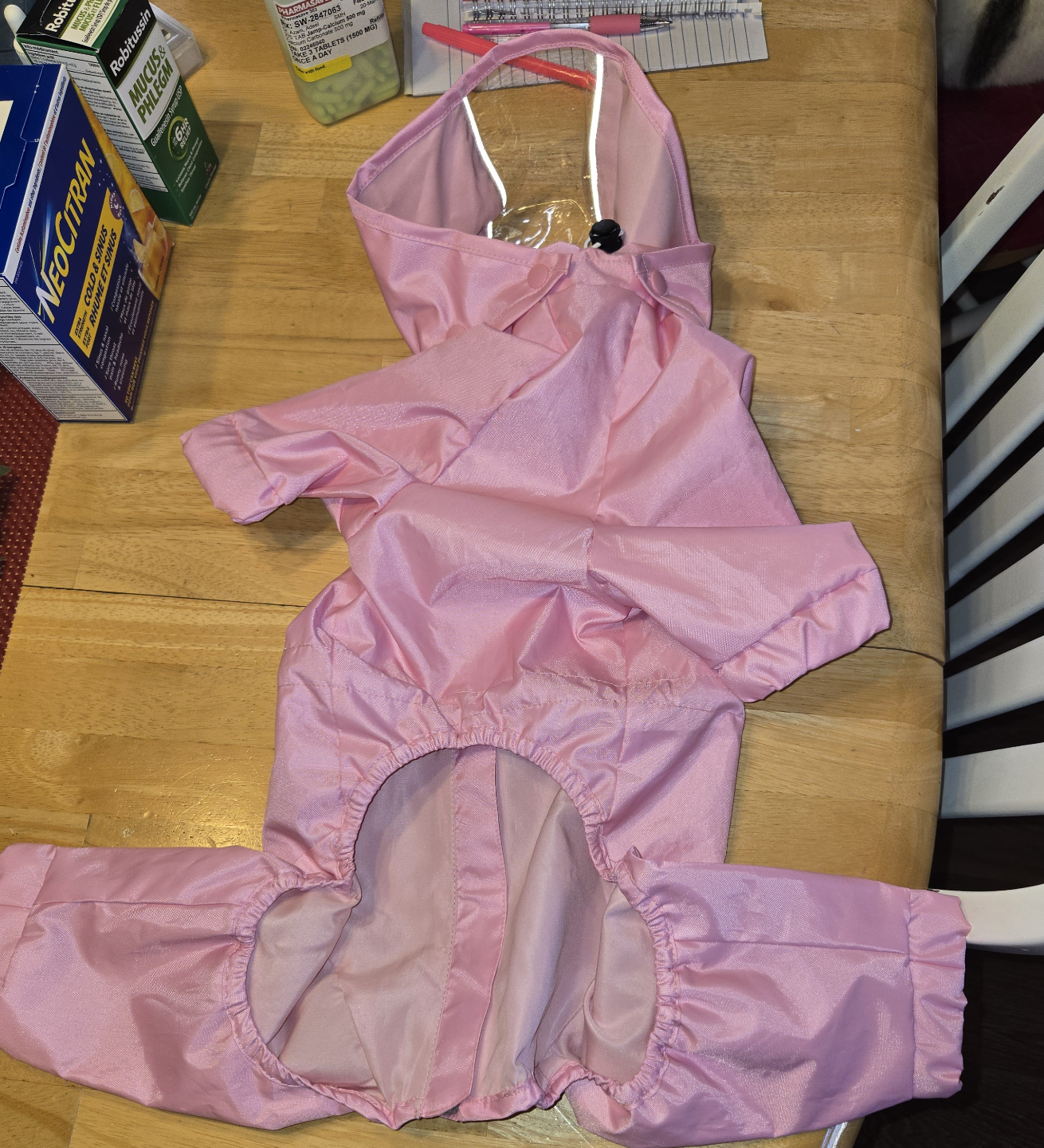Pink Dog Raincoat Size Medium - photo 2