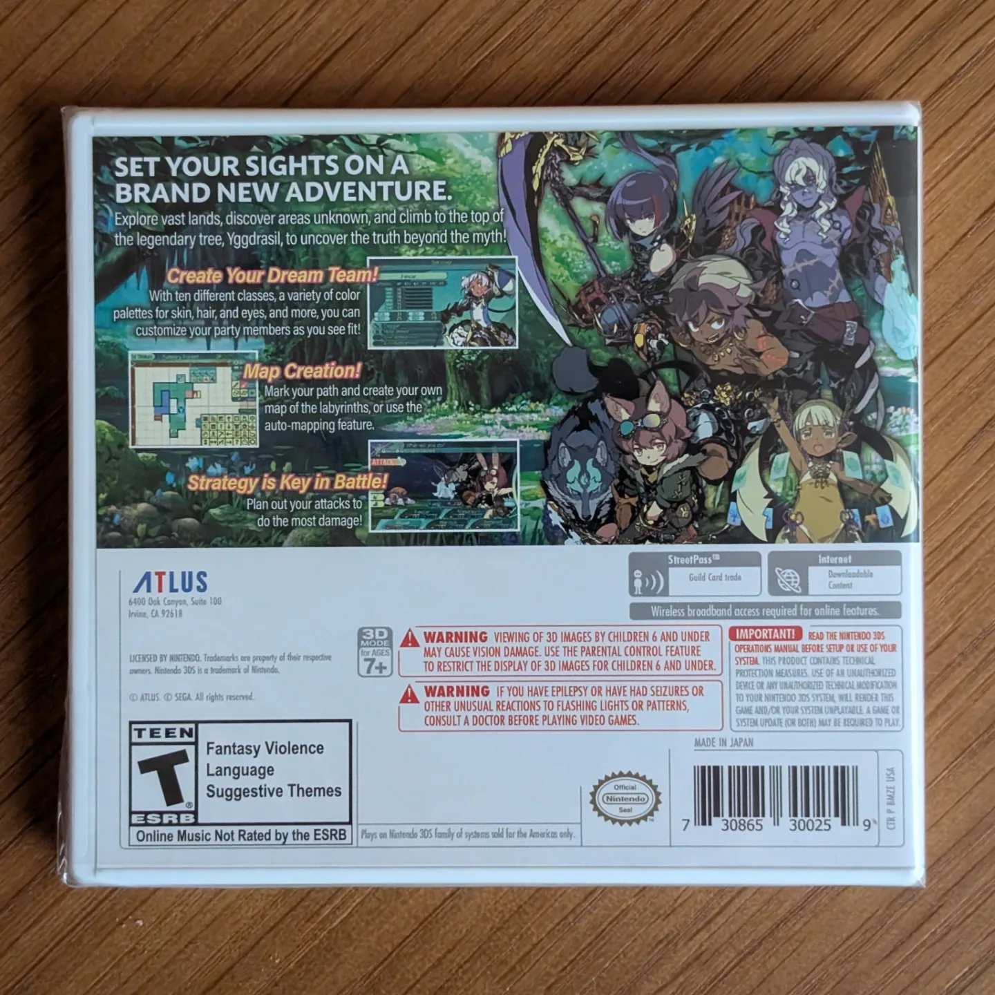 NEW Sealed Etrian Odyssey V for Nintendo 3DS image indicator(3)