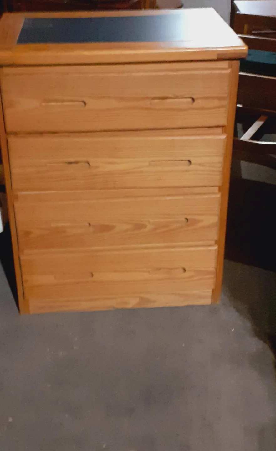 Solid Wood 4-Drawer Chest thumbnail
