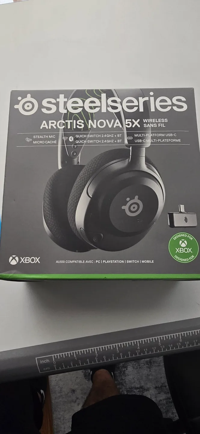 SteelSeries Arctis Nova 5X Wireless Gaming Headset - Black thumbnail