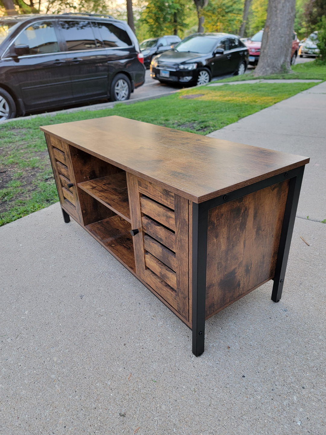 Brown TV Stand - photo 2