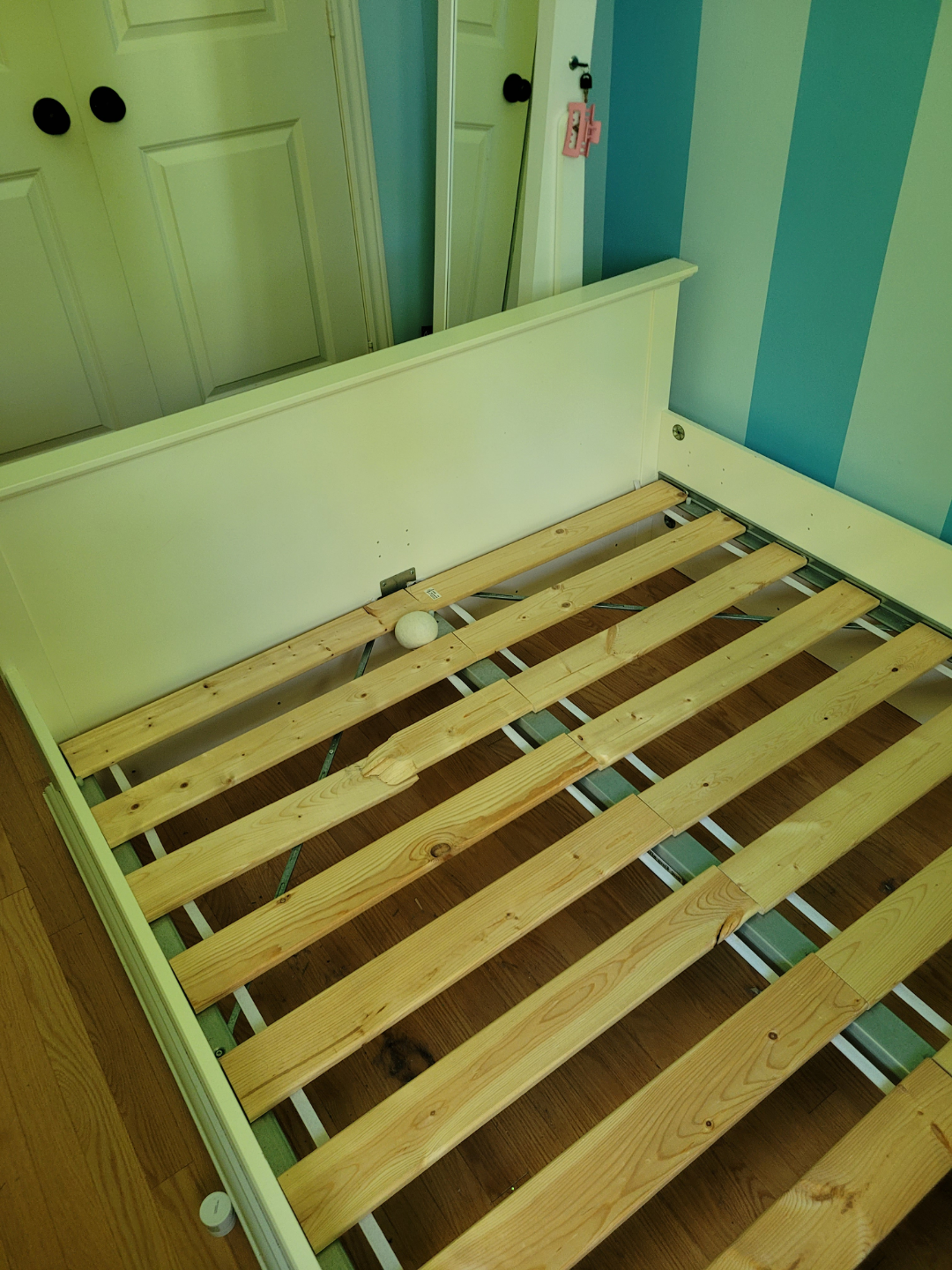 Full Size Bed Frame - White - photo 4