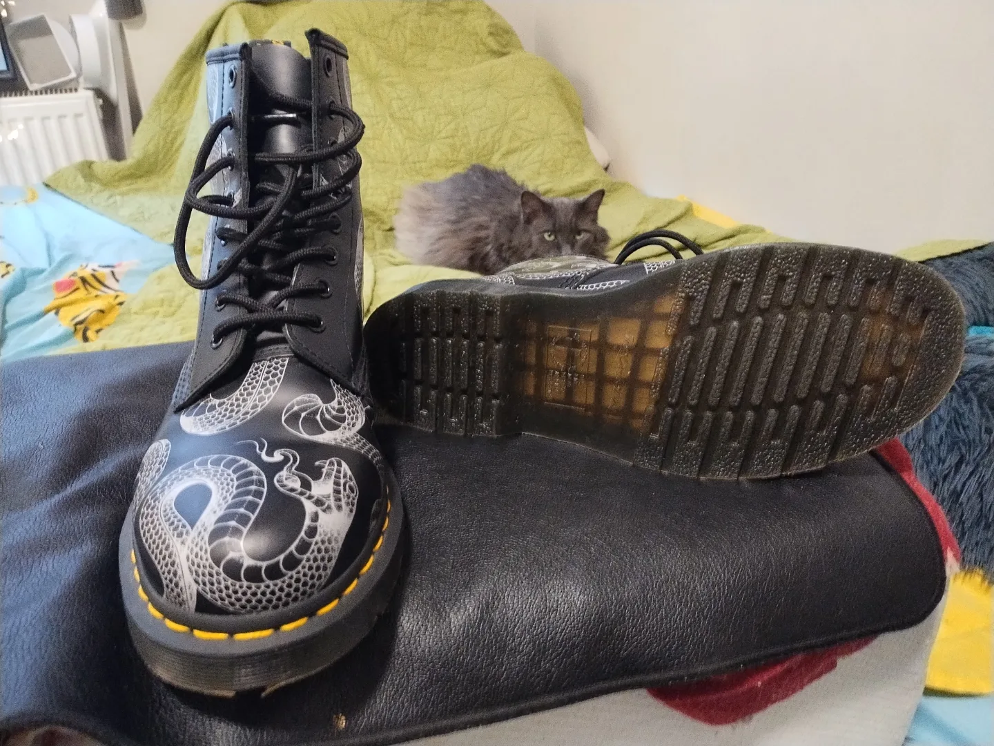 Dr. Martens 1460 Snake Print Boots - Docs size 10 serpent image indicator(2)