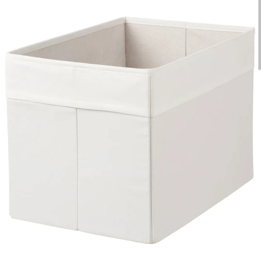 White Storage Box - Ikea - Skubb - x14 thumbnail